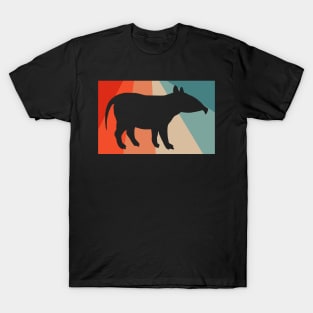 Tapir Sonnenuntergang Liebhaber Geschenk Tier T-Shirt